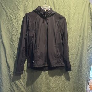Women’s Black windbreaker/rain Jacket